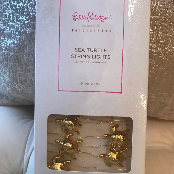 Lilly Pulitzer Other - Lilly Pulitzer for Pottery Barn Sea Turtle lights